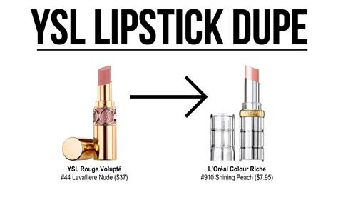 ysl lipstick maker dupe